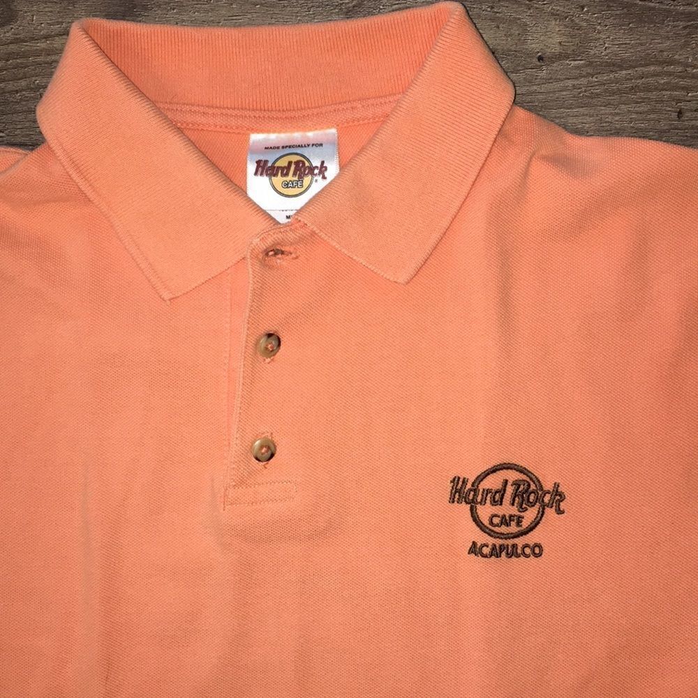 HRC Hard Rock Cafe Acapulco Mexico polo golf shirt